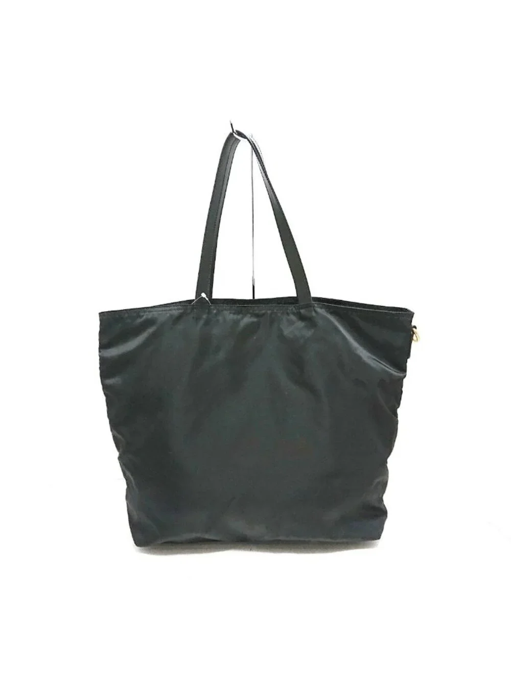 Prada Tote Bag Black Green Multi Leather Tag Bijou Bear